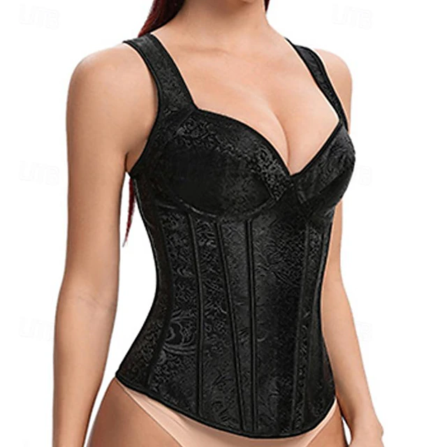 Women's Backless Carnival Date Club Corsets Luxury Retro Floral Home Outfits 9