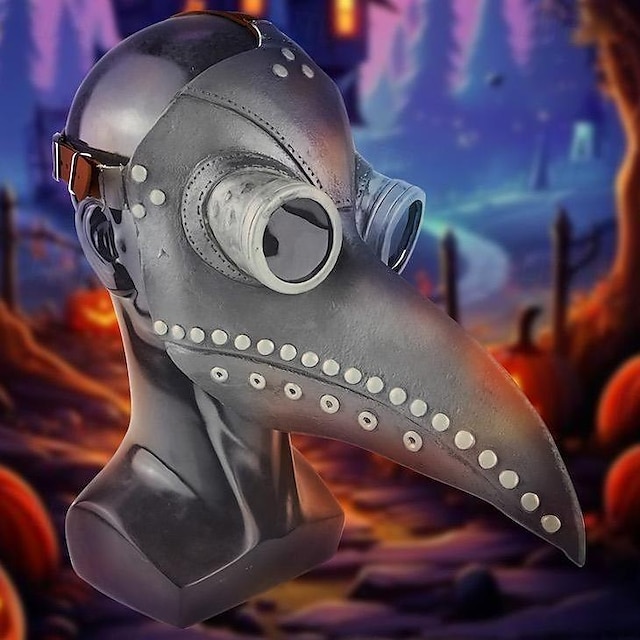  Punk & Gothic Mittelalterlich Steampunk Maskerade Pestdoktor Kostüm Herren Damen Unisex Maskerade Party / Abend Erwachsene Maske