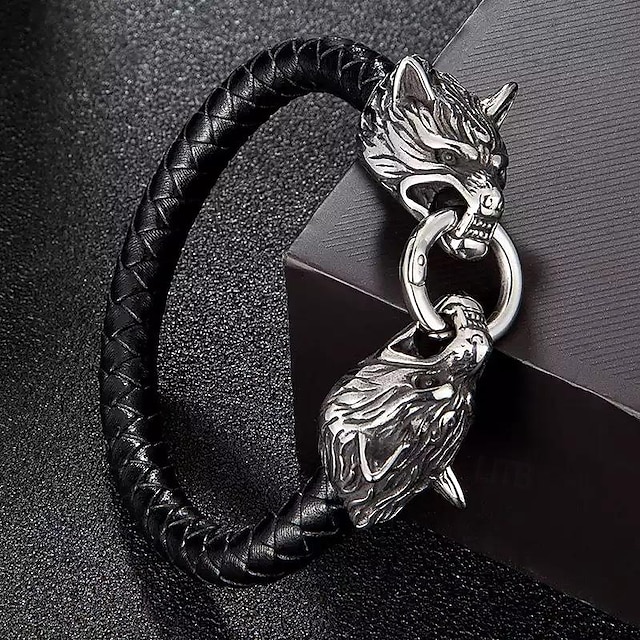  Retro Antiguo Punk y gótico Medieval pulsera Feria del Renacimiento Pulseras de la vendimia Pirata Vikingo Hombre Pirata Mascarada Evento / Fiesta Adulto Pulsera