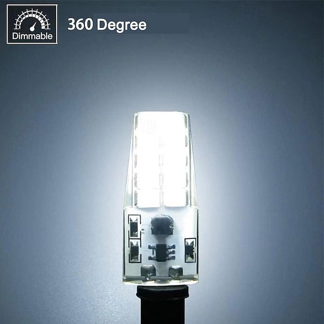  Ampoule led gy6.35 ac/dc 12v-24v 3w, pour placard, plafond, table, pendentif, lustre, lumières d'accent