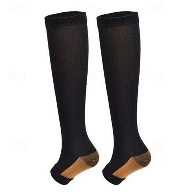 Chaussettes de Contention Chaussettes de sport Chaussettes de course 1 paire Basique Femme