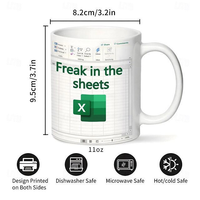 Ensemble 2 Tasses Couple 355 Ml – Mr & Mrs Céramique + Cuillères, Cadeau Saint-Valentin Drôle