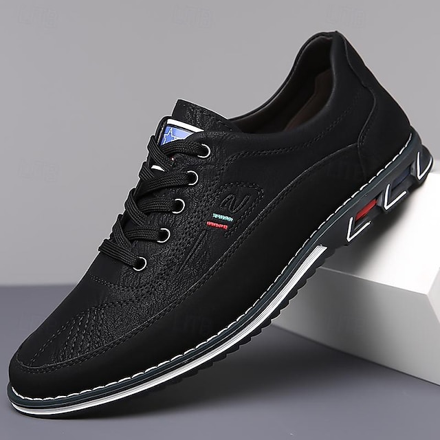  Homme Oxfords Broderie Chaussures habillées Grandes Tailles Chaussures de confort Marche Décontractées Chinoiserie Britanique du quotidien Soirée & Evénement Cuir PU Chaud Bottine / Demi Botte Lacet
