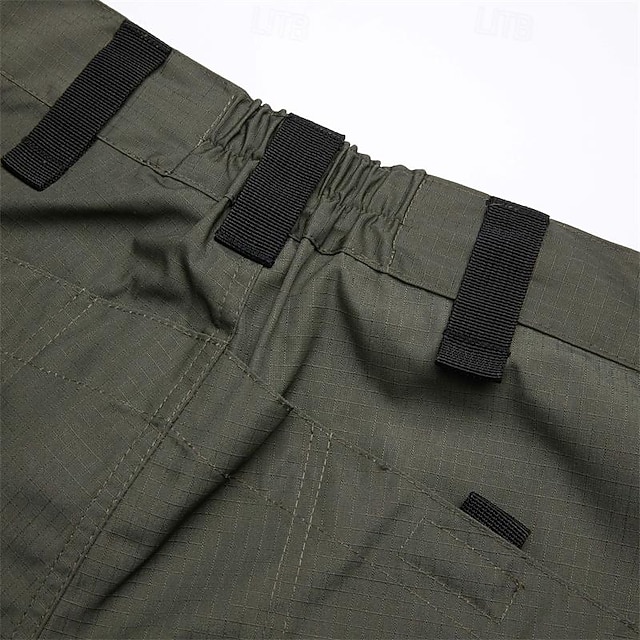 Homme Shorts Tactiques Shorts cargo Shorts Boutons Multi-poches Bloc de Couleur Confort Portable Court Occasionnel Quotidien Fête Mode Classique Noir Vert