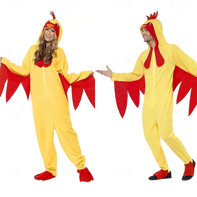 Cock Halloween Cosplay Costume Funny Costumes Carnival Costume Cosplay Adults' Men's Women's Carnival Masquerade Mardi Gras Performance Party Halloween Easy Halloween Costumes Dress Up 6
