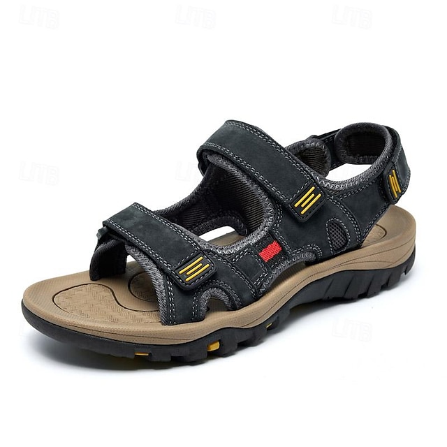  Outdoor-wandelsandalen voor heren - Zomerstrandsandalen met verstelbare band voor avontuur