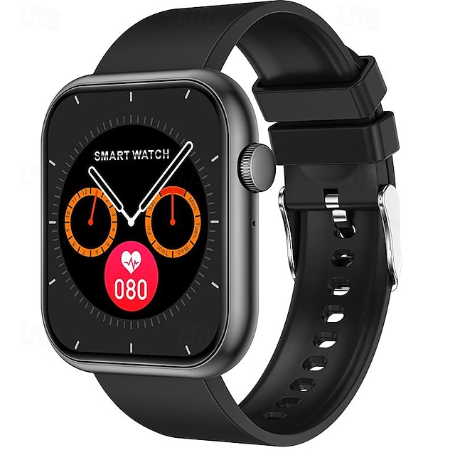  imosi qx7 pro ikke-invasiv blodsukker smartklokke 2,0 tommers smartklokke fitness løpeklokke bluetooth temperaturovervåking skritteller bluetooth samtale kompatibel med android ios kvinner menn