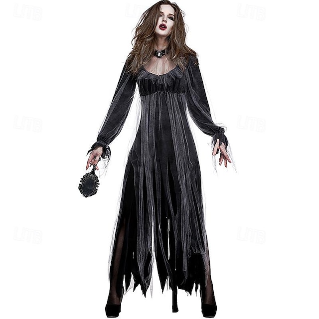  Zombie Duch nevěsta předvečer Všech svatých Cosplay kostým Kostým na Večírek Maškarní Úbory cosplay Dospělé Dámské Karneval Plesová maškaráda Mardi Gras Výkon Párty předvečer Všech svatých Jednoduch