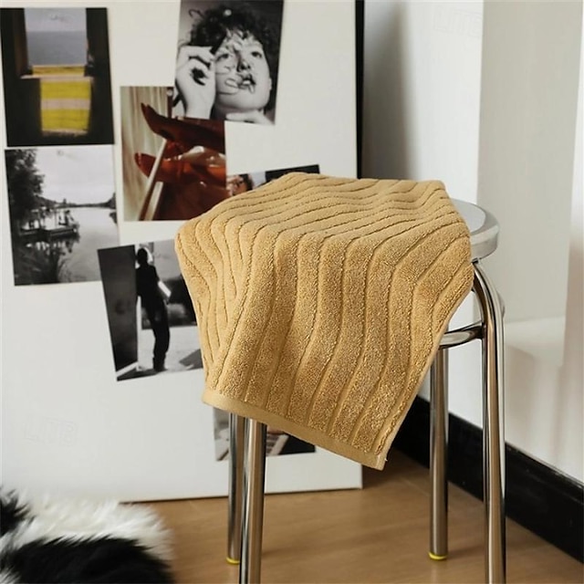  Toalla de baño de algodón, toalla de algodón absorbente, toalla de cara para niños, toalla de baño para adultos, color sólido