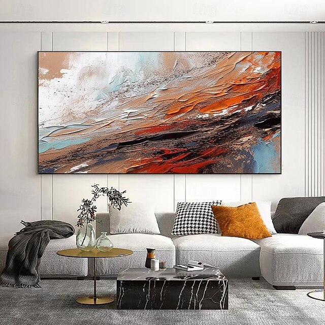  Handmade Oil Painting Canvas Wall Art Decoration Modern Abstract Texture for Home Decor Rolled Frameless Unstretched Painting