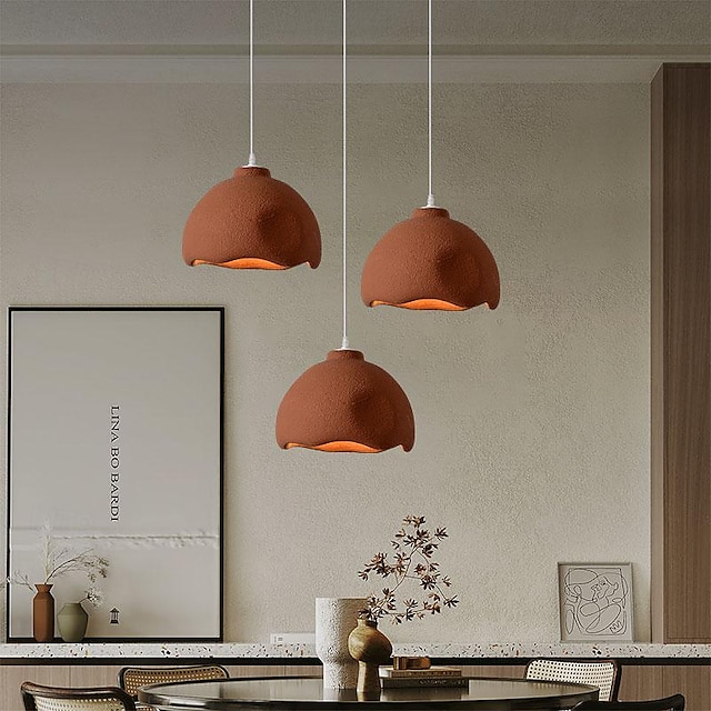  lampada a sospensione moderna per sala da pranzo, lampada per isola della cucina, lampade a sospensione in stile nordico, plafoniera in stile giapponese per il lavello della cucina del corridoio