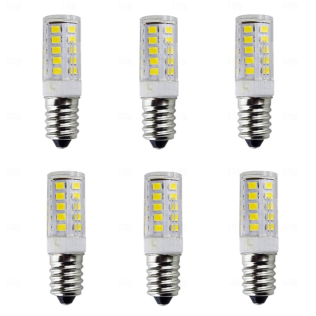  6pcs E14 LED Corn Lights 180Lumens 3W 33 LED Beads SMD 2835 Warm White White 110V.220V