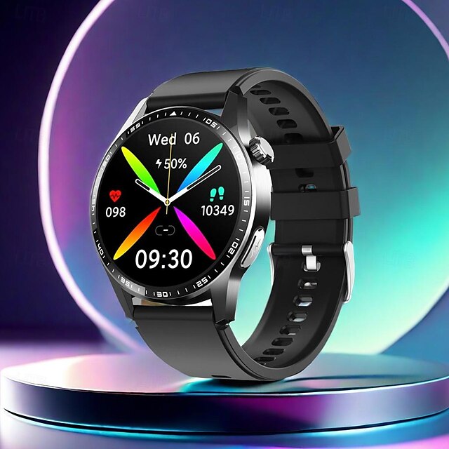  696 F400 Εξυπνο ρολόι 1.55 inch Έξυπνο βραχιόλι Bluetooth ΗΚΓ + PPG Βηματόμετρο Υπενθύμιση Κλήσης Συμβατό με Android iOS Άντρες Κλήσεις Hands-Free Υπενθύμιση Μηνύματος IP 67 Θήκη ρολογιού 46mm