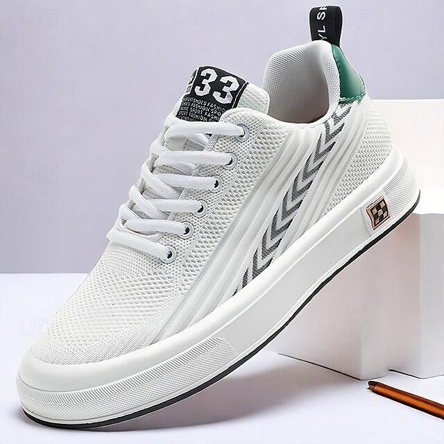 Men's Breathable Mesh Athletic Sneakers - Lightweight Casual Running Shoes 11