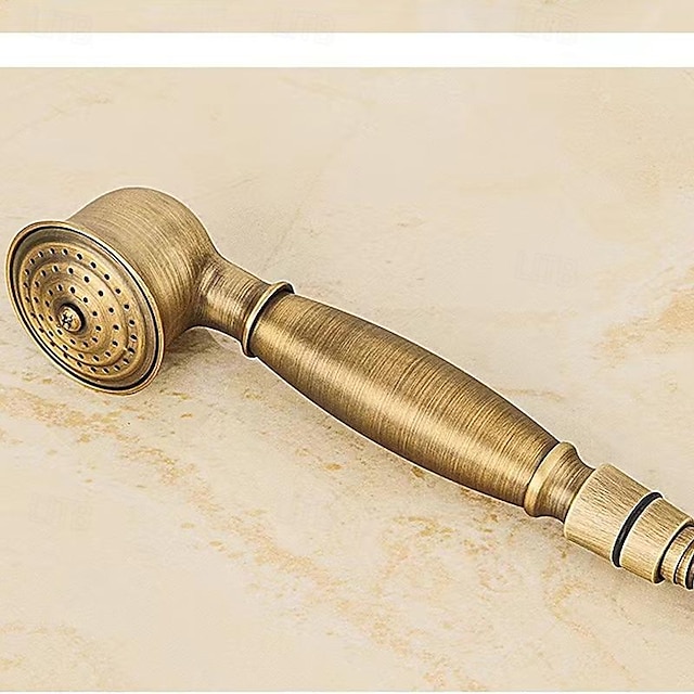 Bathtub Faucet - Modern Contemporary Antique Brass Wall Installation 