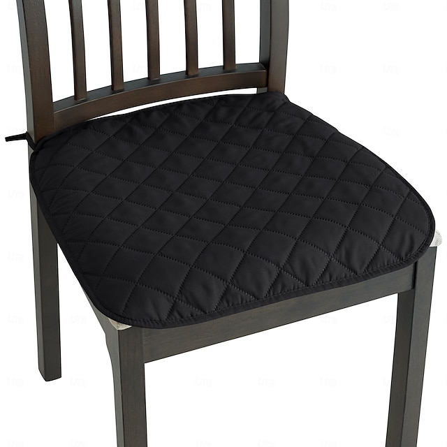  Fundas de asiento 100% impermeables para sillas de comedor, fundas para sillas de cocina, fundas para sillas de comedor, fundas para sillas de exterior, patio, jardín, césped