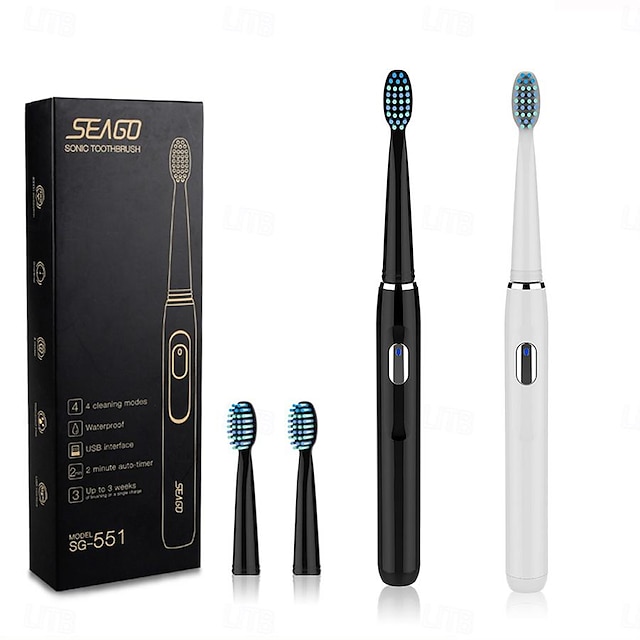  Electric Toothbrush Rechargeable Sonic Tool Electric Toothbrush Replacement Brush Heads Professional Sonic Toothrsuh