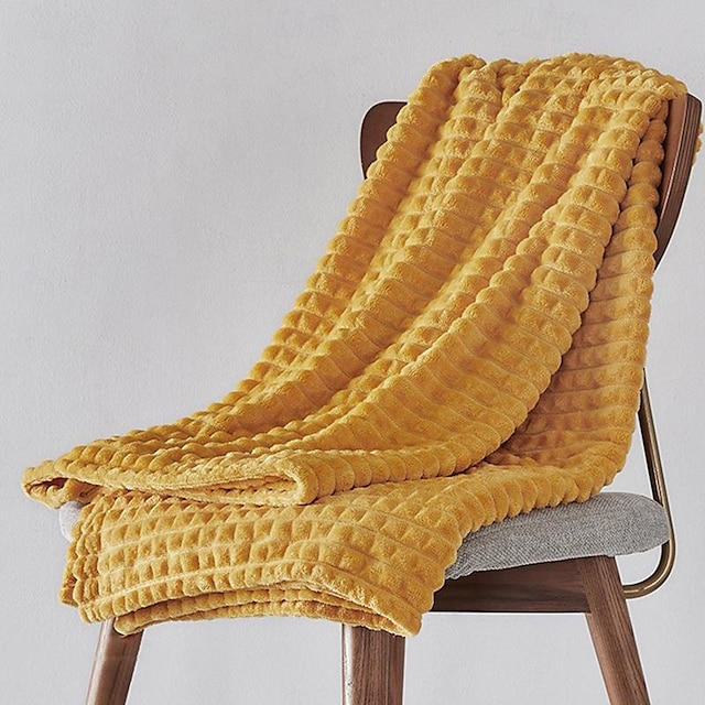 Flanell karierte Decke Herbst- und Winterdecke Bettdecke Büro warme Nickerchendecke Sofadecke