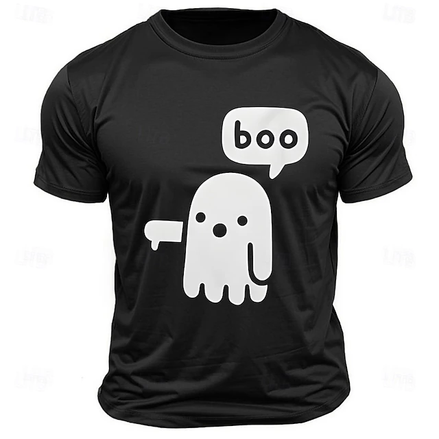 Men's Funny Letter Print T Shirt Tee Top 100% Cotton Short Sleeve Graphic Shirt Black Dark Grey Dark Blue Comfortable Tee Street Sports Outdoor Fashion Designer Clothing 6