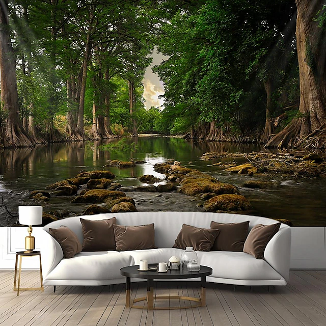 Nature Forest Trees Hanging Tapestry Wall Art Large Tapestry Mural Decor Photograph Backdrop Blanket Curtain Home Bedroom Living Room Decoration 27