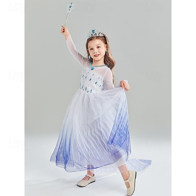 Iiniim Fille Cartoon Princesse Déguisement Ensemble Robe