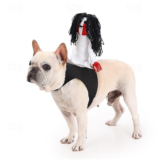  Hund Katt Halloweendräkter Hundkostym Spöke Läskig kostym Riddarstil Mjuk Halloween Karnival Fest  Kläder för hundvalp