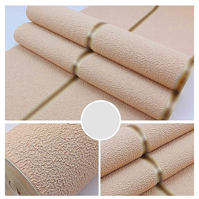  Fondos de pantalla frescos mural de pared moderno 3d grueso no tejido imitación piel de venado terciopelo rollo de papel tapiz no autoadhesivo rayas verticales para dormitorio sala de estar fondo de