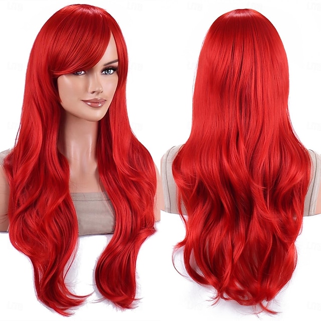  Parrucche lunghe ricce parrucca ondulata capelli resistenti al calore parrucca cosplay parrucche Halloween cosplay party