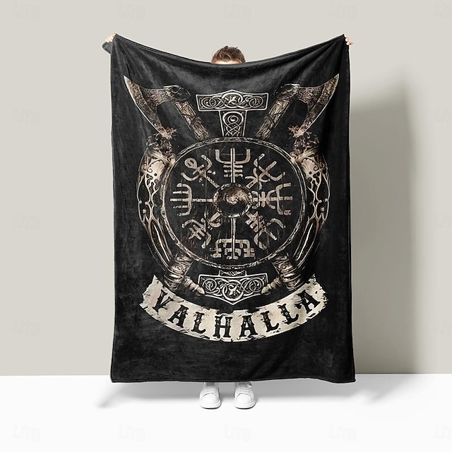  American Punk Style Blanket - Bold and Edgy Design - Soft and Cozy Fabric - Perfect for Adding a Unique and Rebellious Touch to Your Home Decor - Ideal for Snuggling and Warmth