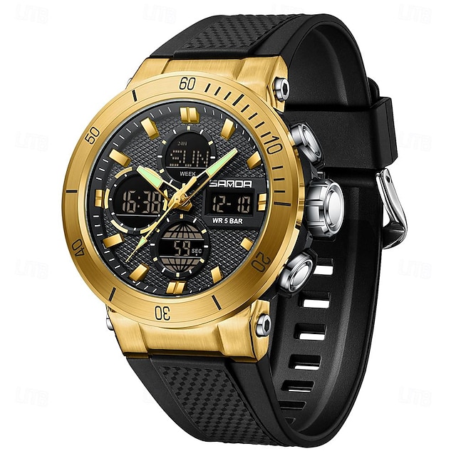  SANDA Άντρες Ψηφιακό ρολόι Για Υπαίθρια Χρήση Αθλητικά Μοντέρνα Ρολόι Καρπού Φωτίζει Χρονόμετρο Ξυπνητήρι Αντίστροφη μέτρηση TPU Παρακολουθήστε