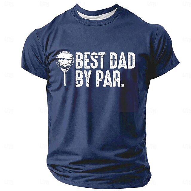 Men's Funny Golf T Shirt Short Sleeve T shirt 3D Print Crew Neck Shirt Vintage Cool Party Holiday Black Red Blue Summer Spring Clothing Apparel S M L XL XXL XXXL 10