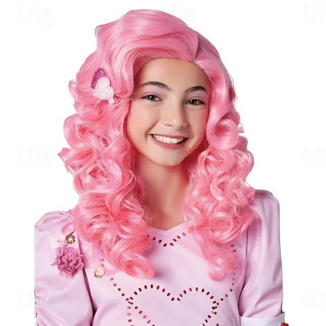  parrucca bambini bridget - discendenti l'ascesa del carnevale rosso parrucche per feste cosplay