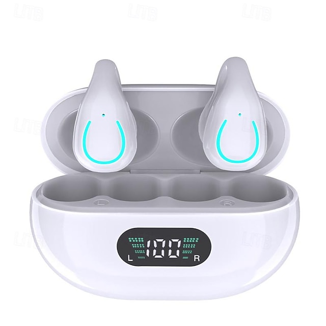  Novo fone de ouvido Bluetooth clip-on sem fio redução de ruído fone de ouvido esportivo sem dor para orelhas