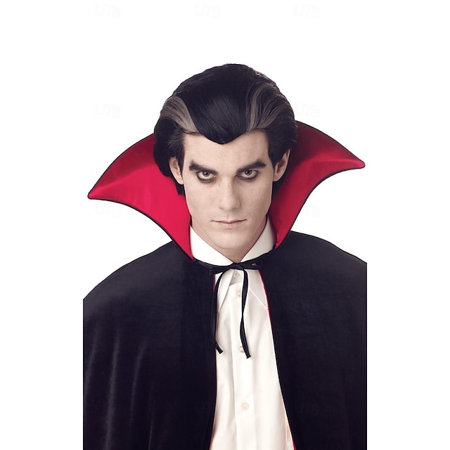  klassisk dracula paryk halloween cosplay fest parykker