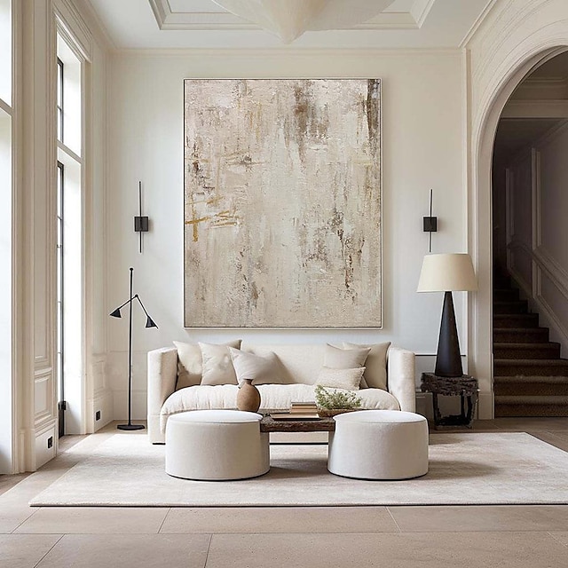  Wabi sabi painting handmade Wall Art Beige Abstract Painting on Canvas A Pair Beige Texture oil painting handmade Wall Art Neutral Abstract painting Wall Art Boho Wal Decor painting
