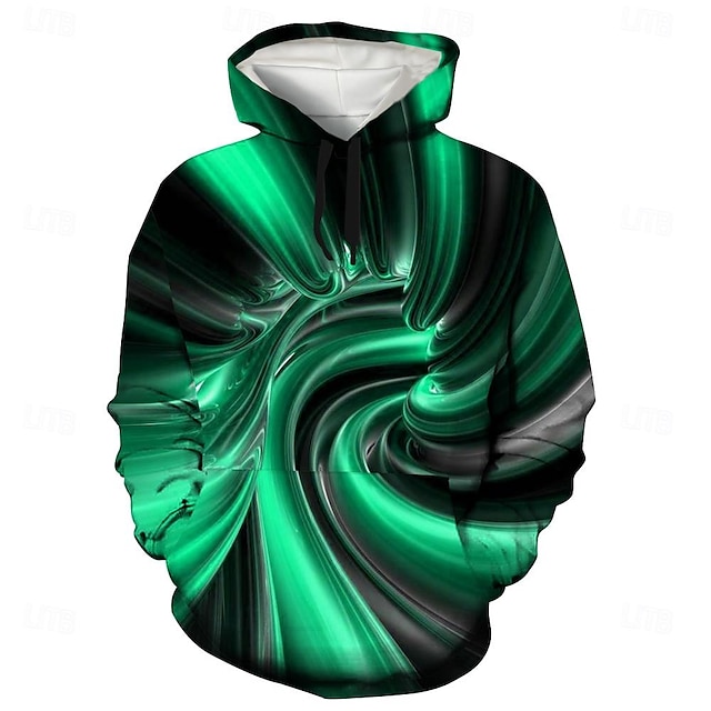  Per uomo Pop art Felpa con cappuccio Felpe Felpa Felpa con cappuccio Manica lunga Felpa con cappuccio Con cappuccio Fantastico Stampa 3D Rosso Blu Autunno Inverno progettista