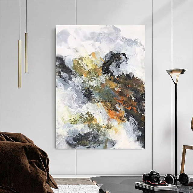 Handmade Oil Painting Canvas Wall Art Decoration Abstract Ink Painting 