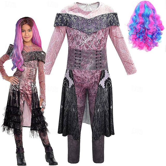  Potomci Audrey Úbory Cosplay Paruky Maškarní Filmové kostýmy for Dámské Dívčí Dospělí Děti Karneval Plesová maškaráda Večírek