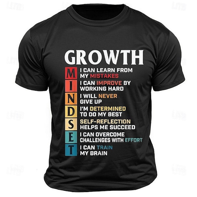  Homme Lettre Drôle T-shirt 100% Coton Manche Courte Graphique Chemise Noir Gris foncé Vert Véronèse T-shirt confortable Rue Sport en Plein Air Vêtements de créateurs de mode