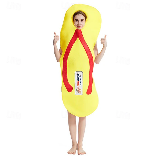 Flip Flops Halloween Cosplay Costume Funny Costumes Carnival Costume Cosplay Adults' Men's Women's Carnival Masquerade Mardi Gras Performance Party Halloween Easy Halloween Costumes Dress Up 5