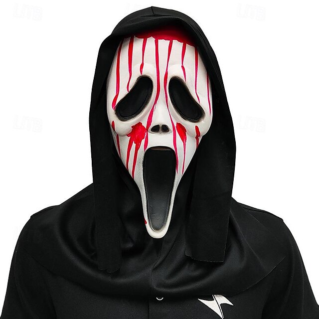 Skeleton Skull Ghost Mask Halloween Props Adults' Men's Women's Scary ...