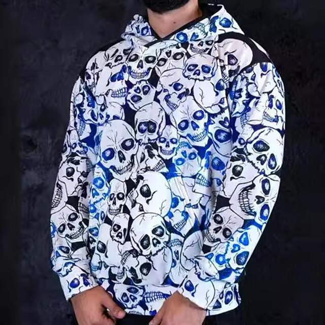  Dýně Kostlivec Kapuce Pro Pánské Unisex Dospělé předvečer Všech svatých Karneval 3D tisk Párty