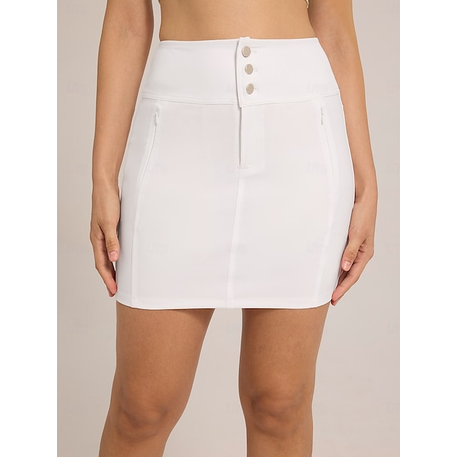  Women's Golf Skorts White Bottoms Ladies Golf Attire Clothes Outfits Wear Apparel