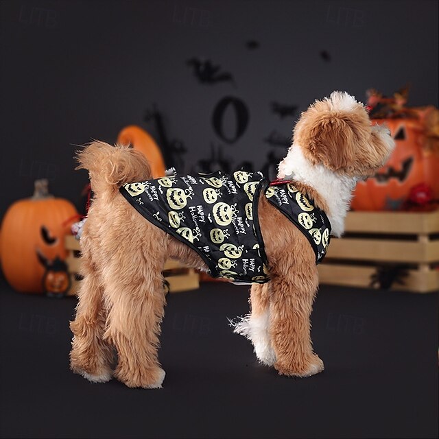  Perros Disfraces de Halloween Disfraz para perro Calabaza Estilo lindo Suave Víspera de Todos los Santos Carnaval Fiesta  Ropa Para Cachorros De Perros