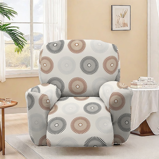  housse de fauteuil inclinable extensible à motif floral housse en tissu de qualité supérieure avec design élastique pour un ajustement parfait et une protection élégante de vos meubles