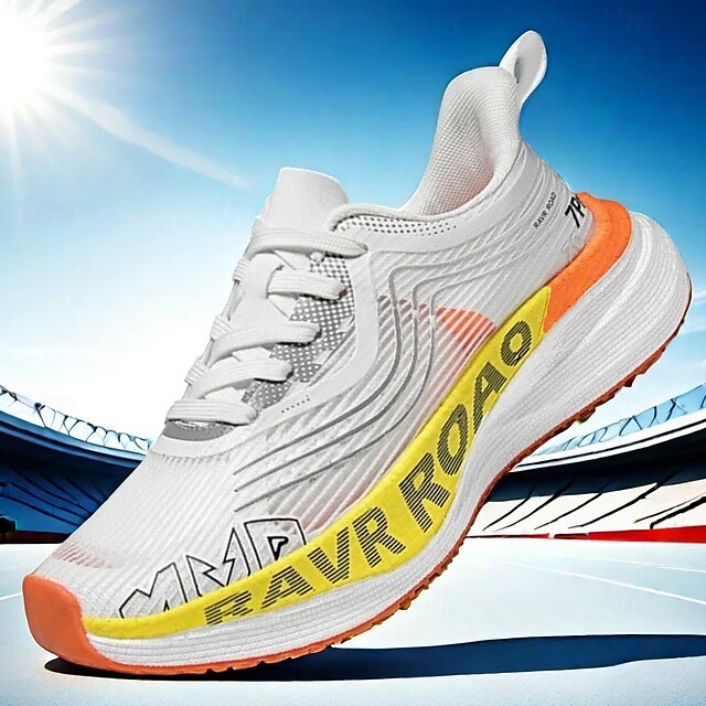  scarpe da corsa arancioni da uomo con ventilazione e supporto avanzati, ideali per atleti e corridori occasionali
