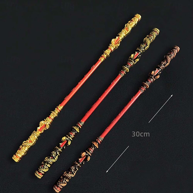 Black Myth Wukong Monkey King Golden Cudgel Ruyi Jingu Bang Adults' Gifts Mini Wukong Staff Sun WuKong Weapon Miniature 30CM 11.8'' 5