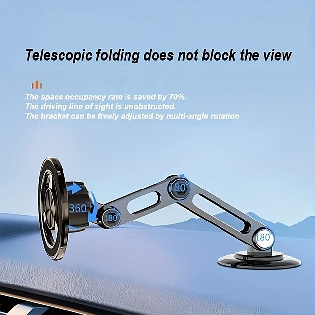  Car Phone Holder Magnetic Universal Magnet Phone Mount For All Phone In Car Mobile Cell Phone Holder Stand