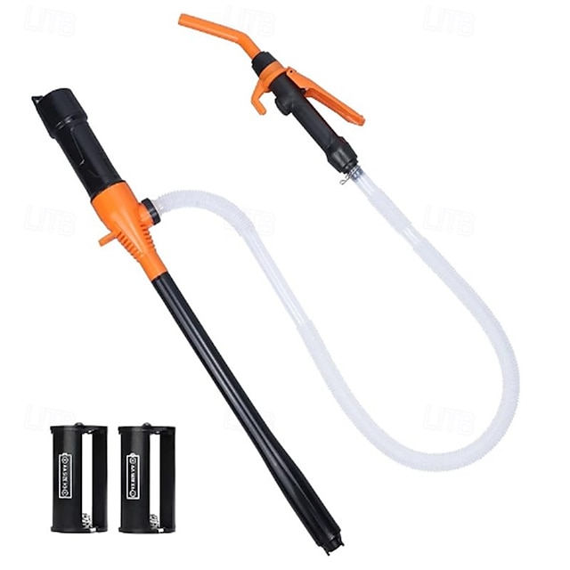  bärbar batteridriven pump batteridriven pump för flytande vatten/bränsleöverföring med justerbar flödeskontroll  & filterdesign 2,2 gallon per min för bensinhävertpump