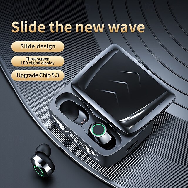  Fones de Ouvido Bluetooth BQ30 Upgrade 5.3 TWS LED Fones de Ouvido Sem Fio À Prova d'Água Earbuds Headsets Com Microfone